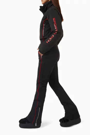 Bold Logo Ski Hooded Suit
