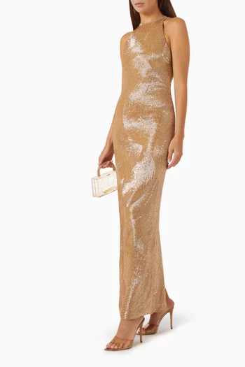 Delphine Embellished Maxi Dress