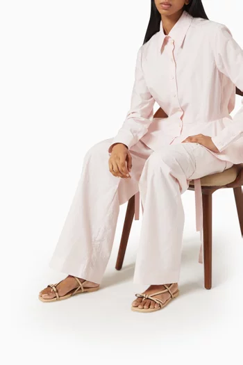 Loop Sandals in Leather