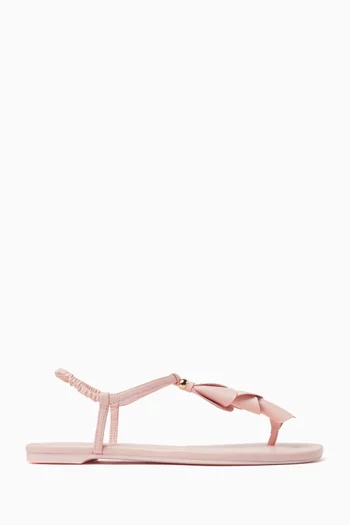 Lily Thong Sandals in Leather