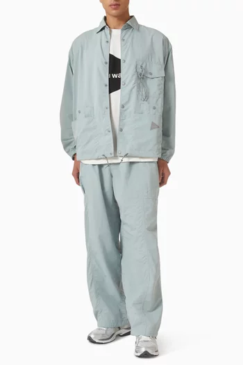 Crinkled Carabiner Shirt Jacket