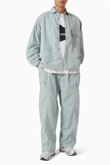 Crinkled Belted Pants