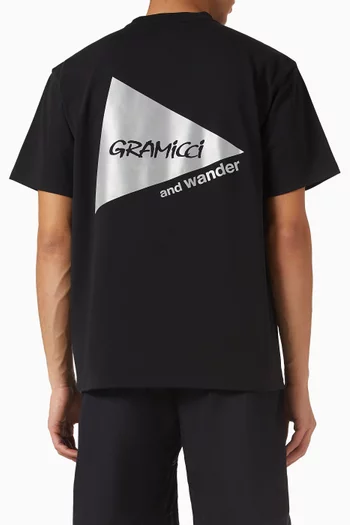 x GRAMICCI Backprint T-shirt in Cotton Blend