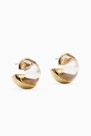 Glow Up Chunky Huggie Earrings