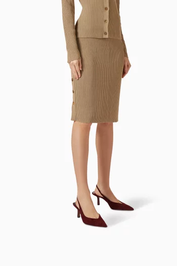 Moriah 65 Slingback Pumps in Suede