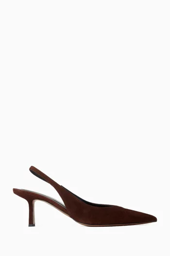 Moriah 65 Slingback Pumps in Suede