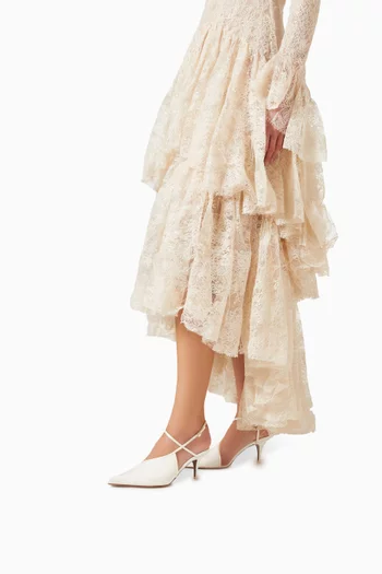 Orani 65 Pumps in Crepe de Chine