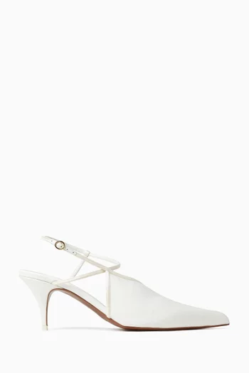 Orani 65 Pumps in Crepe de Chine