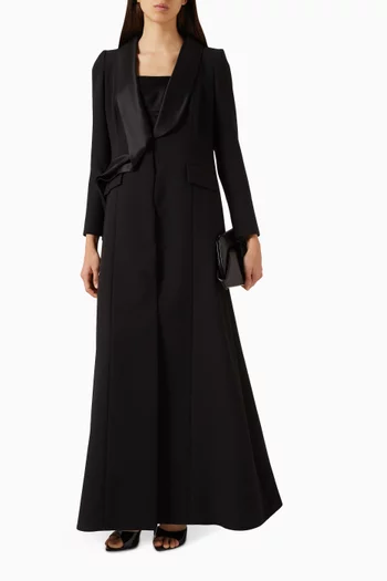 Layered Blazer Abaya