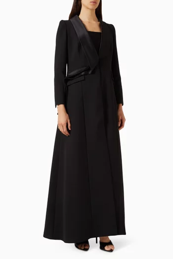 Layered Blazer Abaya
