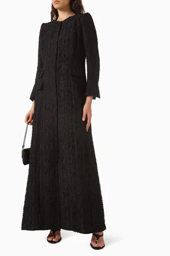 Elegance Abaya in Jacquard