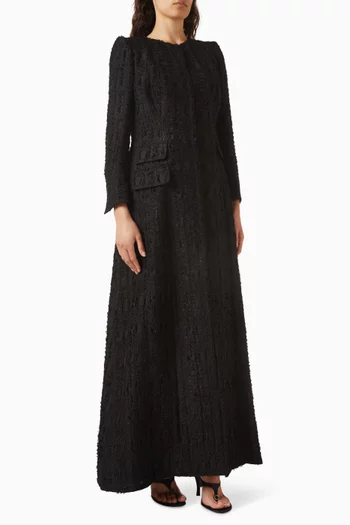 Elegance Abaya in Jacquard