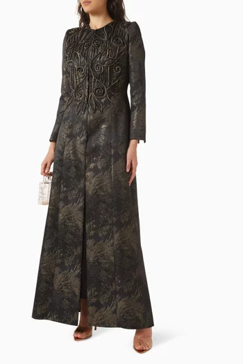 Floral Embellished Abaya