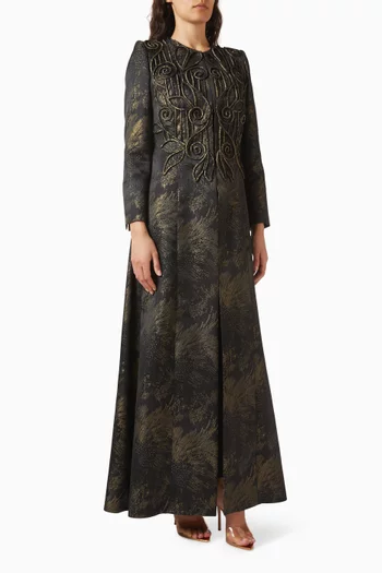Floral Embellished Abaya