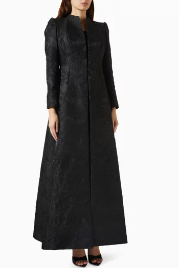 Signature Abaya in Jacquard