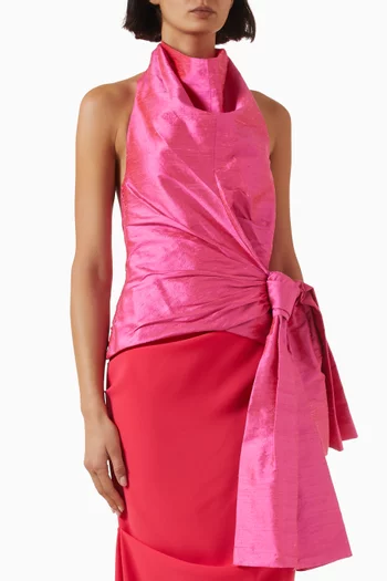 Sarong Top in Silk