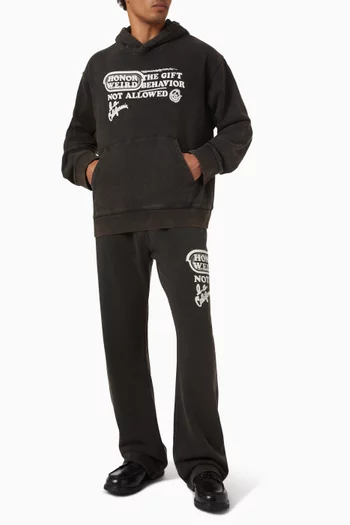 Not Allowed Hoodie in Cotton-blend