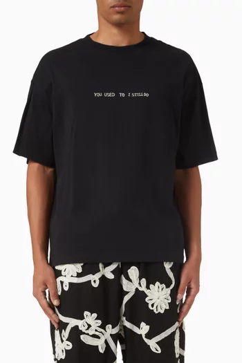 You Used To I Still Do T-shirt in Cotton