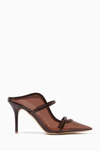 Maureen 85 Mules in PVC