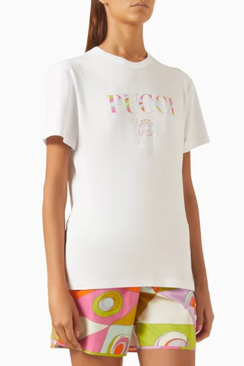 Logo T-shirt in Cotton