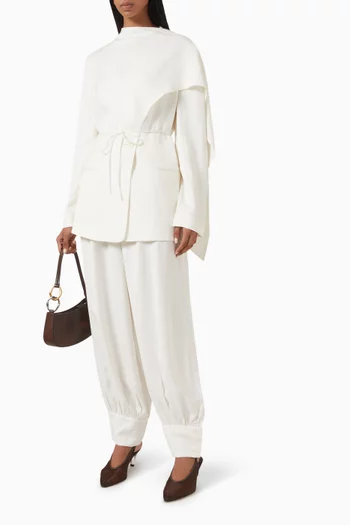 Petra Gathered-cuff Pants
