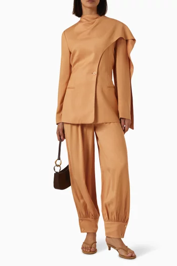 Petra Gathered-cuff Pants