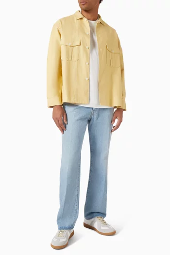 Military Shirt Jacket in Cotton
