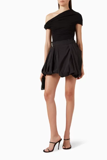 Ida Asymmetric Top in Cupro Blend