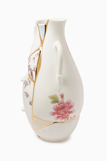 Kintsugi Vase in Porcelain & Gold