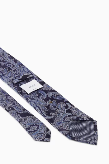 Paisley Tie in Woven Silk
