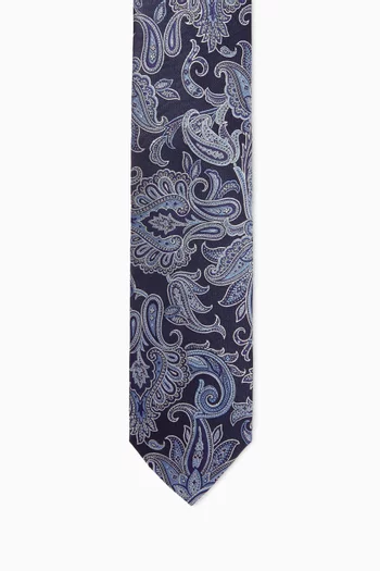 Paisley Tie in Woven Silk