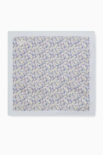 Paisley Tucano-print Pocket Square in Silk-twill