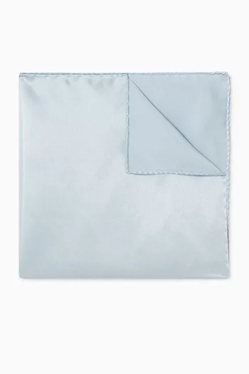 Solid Wedding Pocket Square in Satin-silk