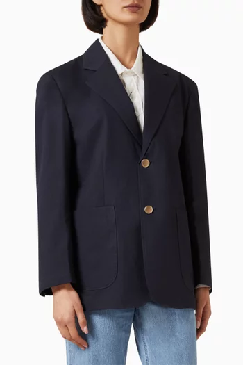 Unisex Classic Jacket in Linen