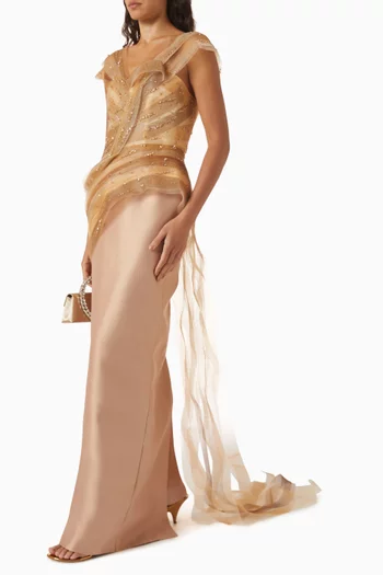 Kalina Gown in Tulle & Taffeta