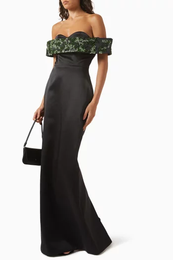 Althea Gown in Silk-taffeta