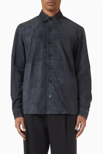Lush Shirt in Lamb Suede