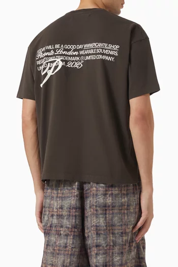 Gallery-print T-shirt in Cotton-jersey