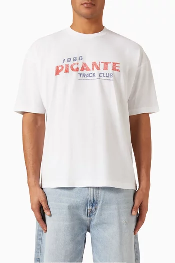 Track Club T-shirt in Cotton & Hemp