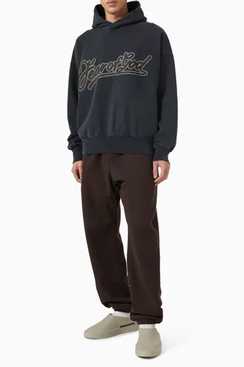 Hand-print Hoodie in Cotton Fleece