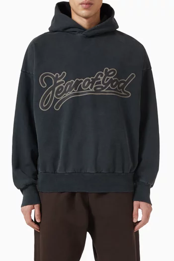 Hand-print Hoodie in Cotton Fleece