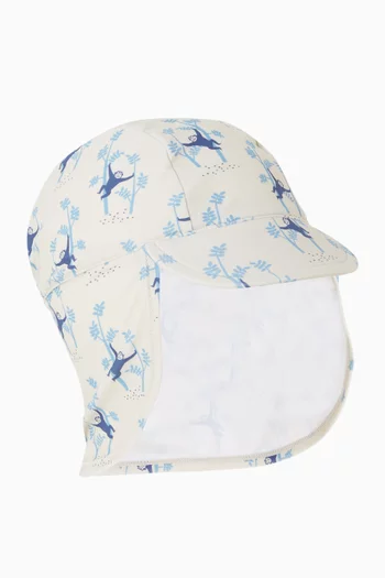 Paisley UV Hat in Recycled Nylon