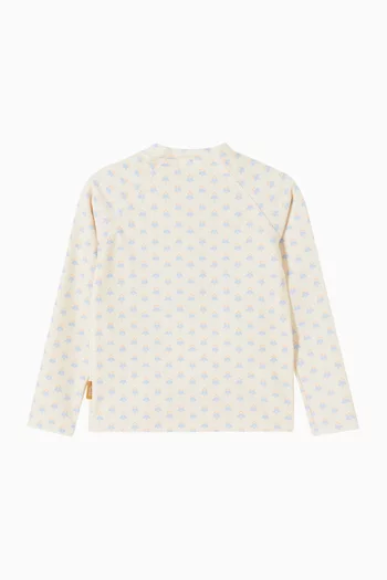 Paisley UV Top in Recycled Nylon