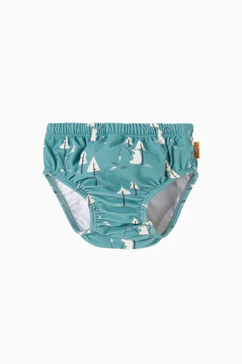 Stripes & Crabs UV Diaper Pants