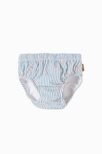 Stripes & Crabs UV Diaper Pants