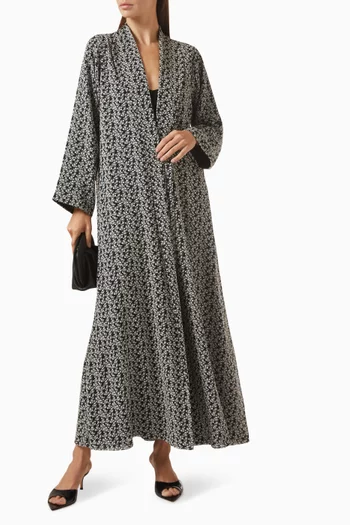 Printed Abaya in Chiffon