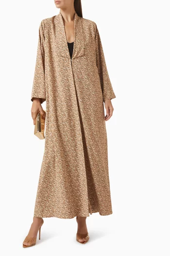 Printed Abaya in Chiffon