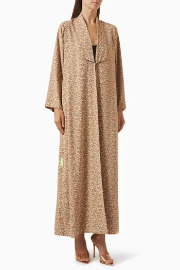 Printed Abaya in Chiffon