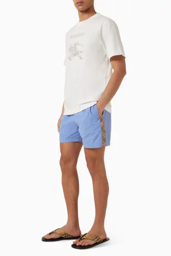 Check Trim Swim Shorts