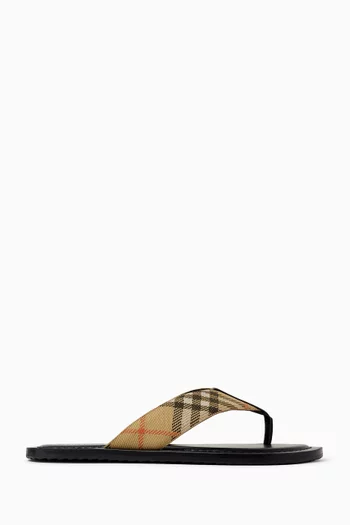 Pavillon Check Sandals